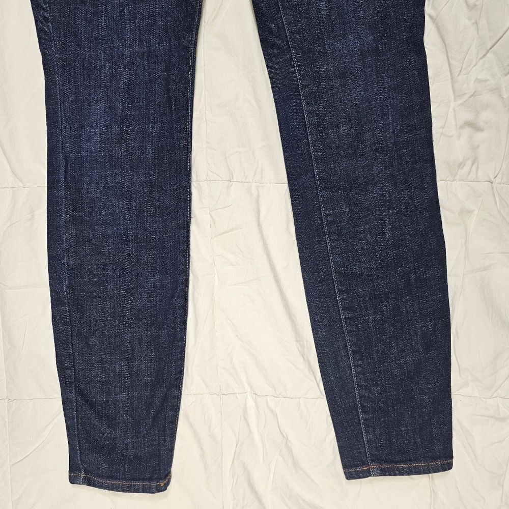 Eileen Fisher Dark Wash High Rise Skinny Jeans Women's Size 6 - Picture 5 of 10